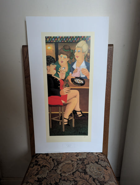 Beryl Cook 'The Last Gasp', official collectors limited edition print