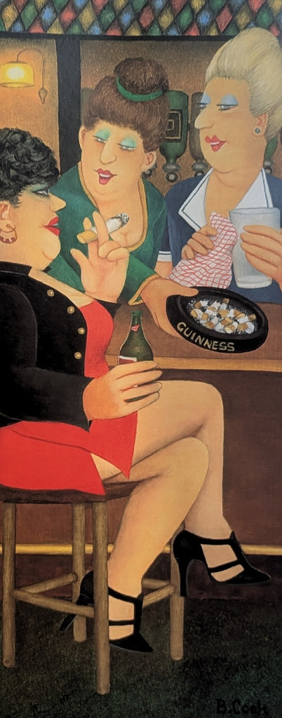 Beryl Cook 'The Last Gasp', official collectors limited edition print