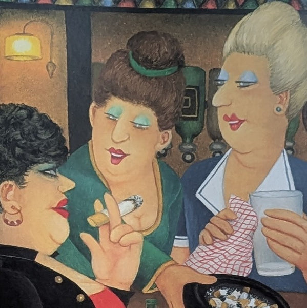 Beryl Cook 'The Last Gasp', official collectors limited edition print