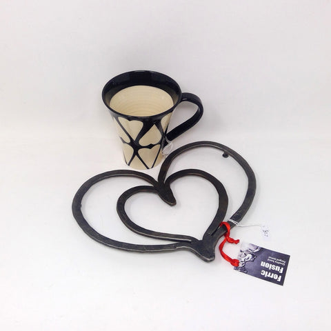 hand forged wrought iron trivet