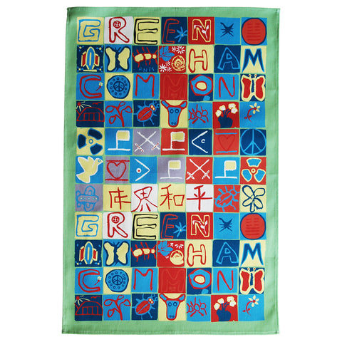Greenham Common  tea towel