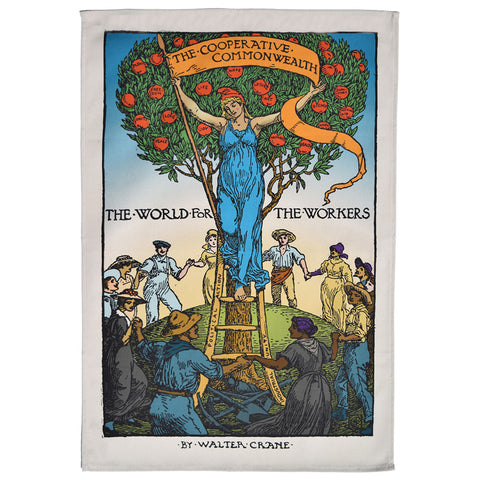 Walter Crane tea towel