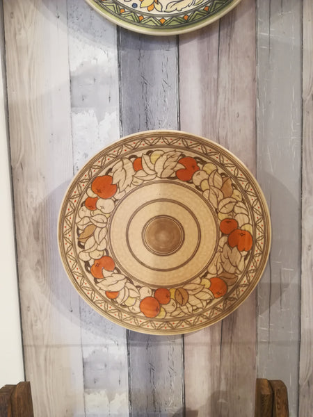 Charlotte Rhead art deco 36cm large wall charger