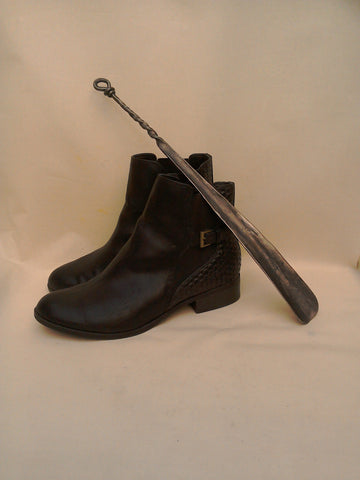 hand forged metal shoe horn