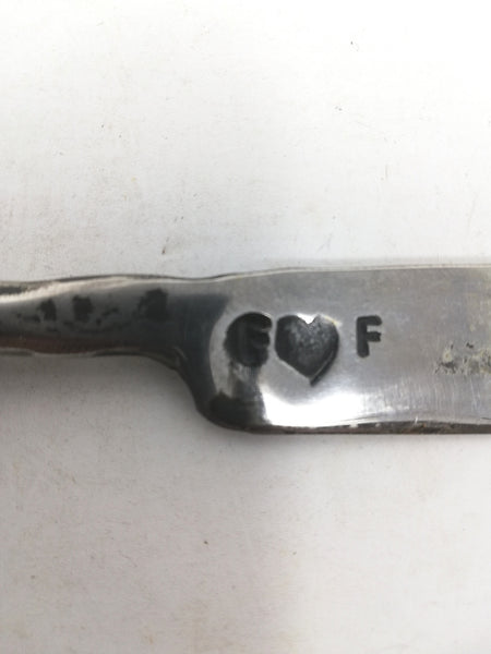 hand forged stainless steel cheese knives with a choice of handles 18.5cm long approx