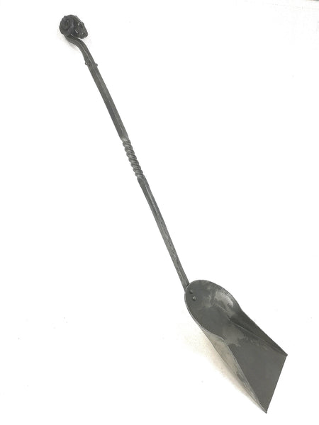 Rams head fire set, full set of four tools & stand - hand forged in mild steel