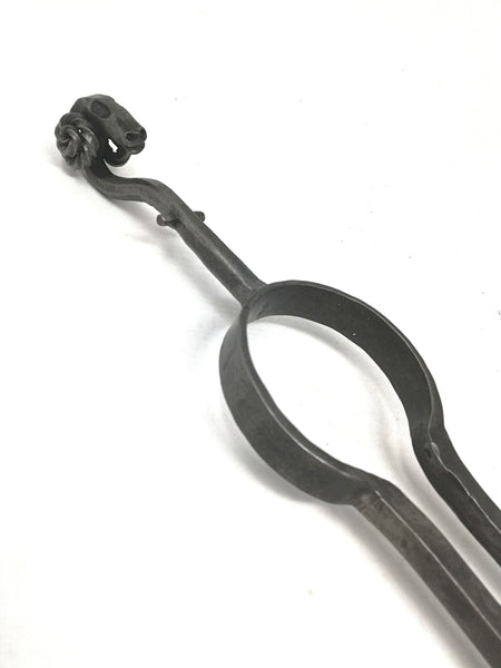 Rams head fire set, full set of four tools & stand - hand forged in mild steel