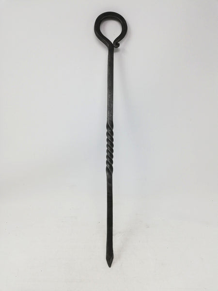 Shepherds crook fire set , hand forged in mild steel