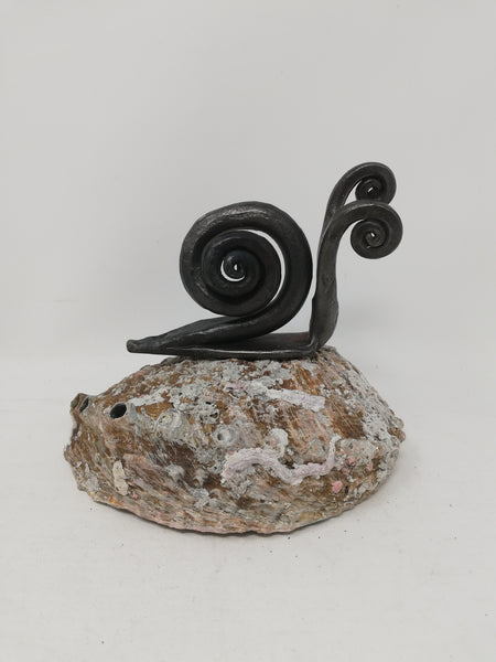 decorative little snails - hand forged.
