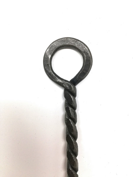 Hand forged toasting fork, standard size