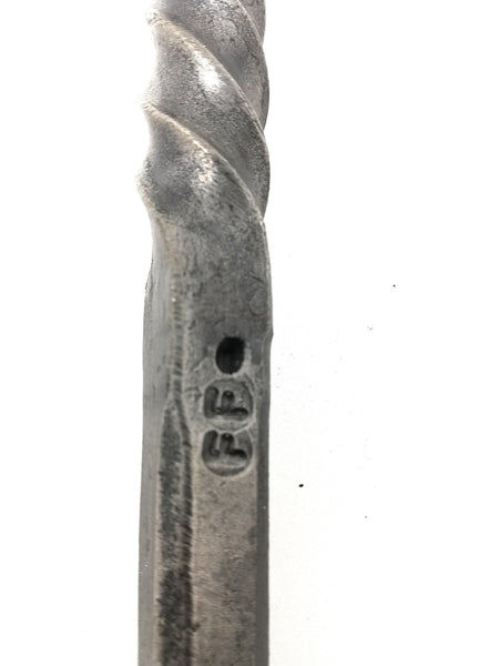 Toasting fork - heavyweight, rams head handle - hand forged in mild steel.