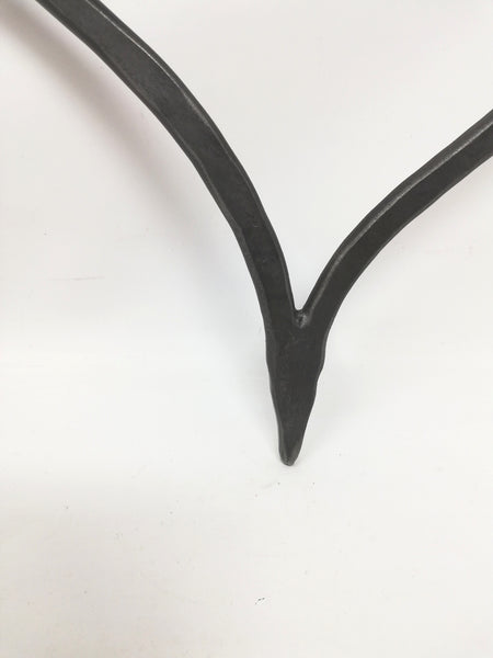 Extra large handforged hanging heart