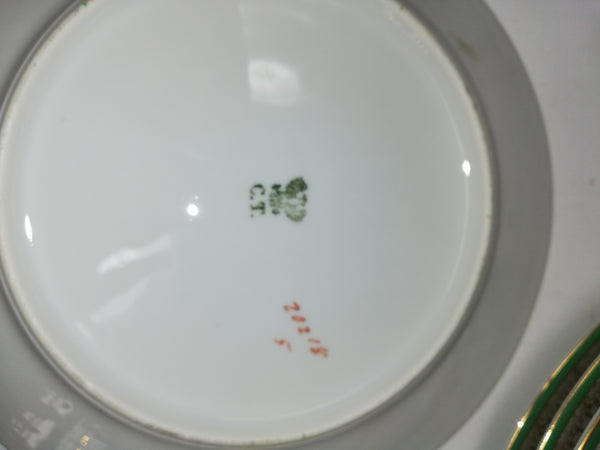 Carl Tielsch  plates - courting couple. Lute design.