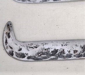hand forged stainless steel cheese knives with a choice of handles 18.5cm long approx