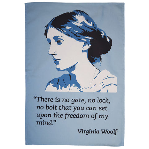 Virgina Woolf tea towel