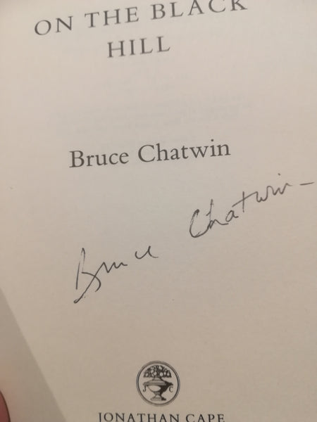 Bruce Chatwin signed first edition book 'On The Black Hill'