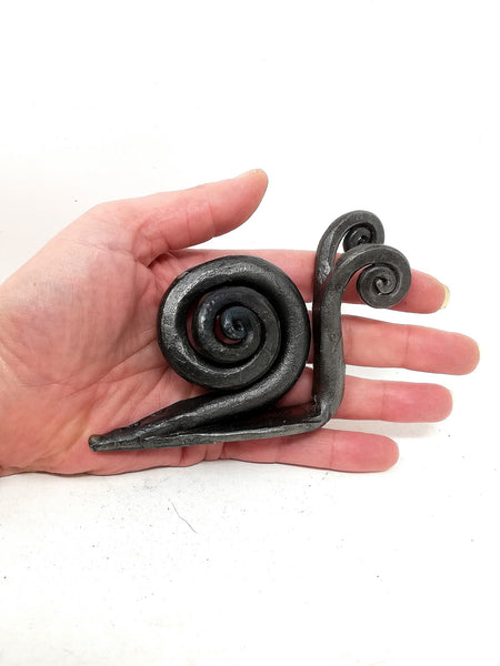 decorative little snails - hand forged.
