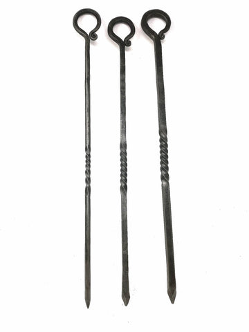 Standard shepherds crook pokers in a choice of thickness