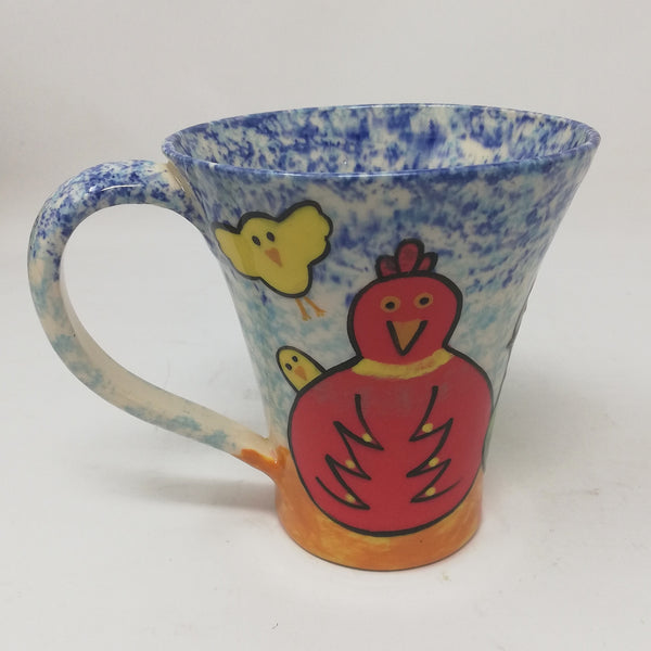 Gwili pottery cone mug - hen party