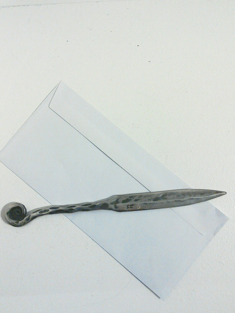 hand forged stainless steel letter opener