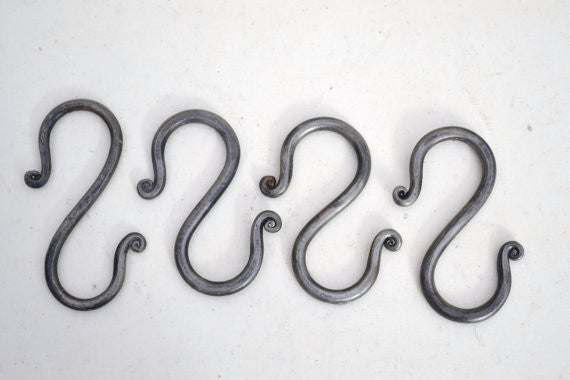 hand forged S hooks